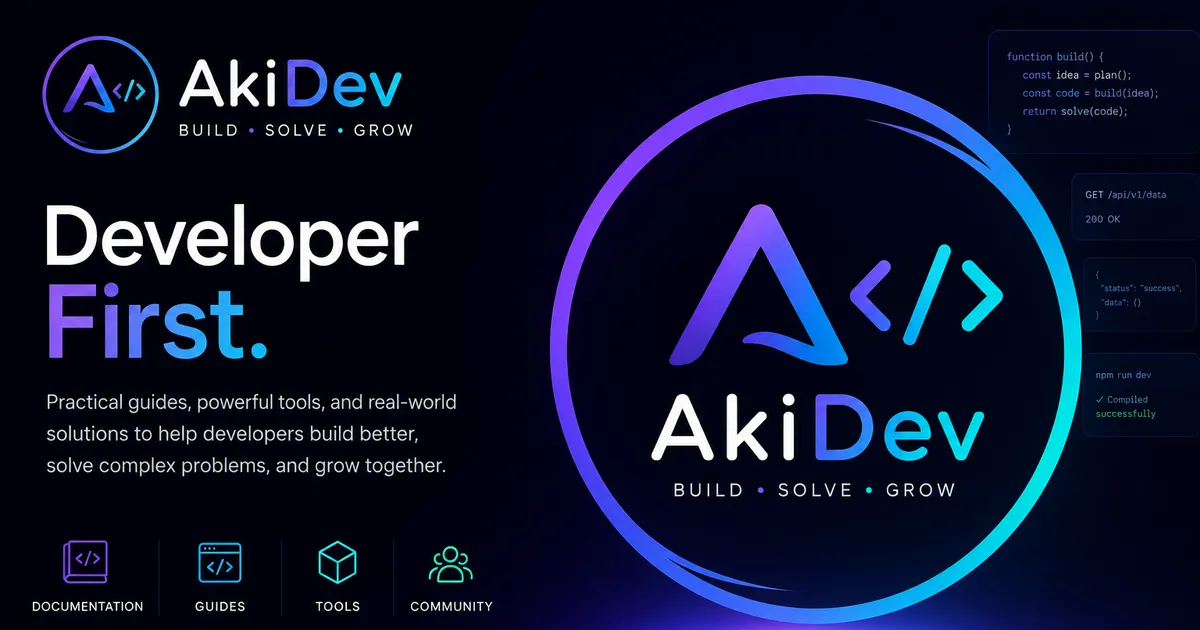 AkiDev.org Ra Mắt: Cộng Đồng Developer Của AkiTao