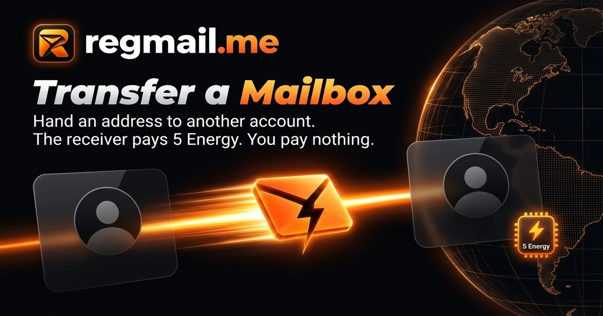 RegMail.me: Địa Chỉ Vĩnh Viễn Và Cách Chuyển Nhượng Hộp Thư